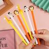 1Pc Lytwtw Kawaii Cute Creative Cartoon Lion Giraffe Horse Gel Ink Pens Kawaii Cartoon Stationery Office School Supplies Gel Pen Back To School Season