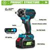 ONEGREEN Brushless 1000N.M Electric Impact Wrench 1/2" Cordless Drill Screwdriver Car Repair Power Tool For Makita Battery Pin