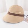 Solid Color Wide Brim Sun Hat Casual Duckbill Hat Peaked Cap Outdoor Beach Hat  Travel