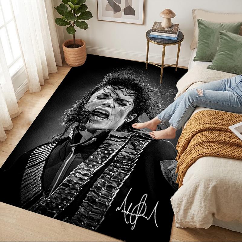 Tapis de salon antidérapant Légende Moonwalk Tapis doux pour chambre à coucher Salle de jeux Salle de jeux Canapé Bureau Décoration intérieure Paillasson