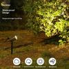 Solar Spotlights Outdoor Light Control Waterproof Floor Lawn Lights Household Outdoor Landscape Garden Lights Garden Tree Lights