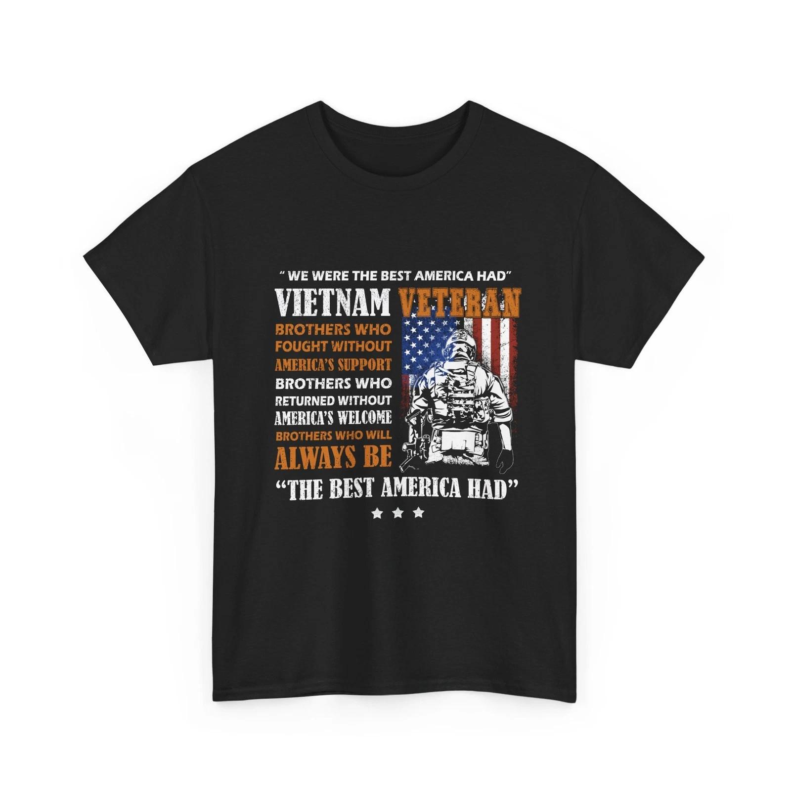 Veteran Shirt, Vietnam Veteran Military American Flag Men Vintage Shirt 2XL