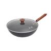 Zhang Xiaoquan 32cm Titan Feineisen Wok mit Deckel