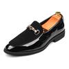 Fashion Men's Pointed Suede Leather Mixed Slip On Flats Shoes Male Designer Driving Loafers Homecoming Wedding Dress Zapatillas Hombre