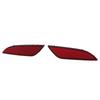 2Pcs Rear Left and Right Side Bumper Trim Reflector Replacement for Sonata 2018 2019 Red Lens 92405C1500