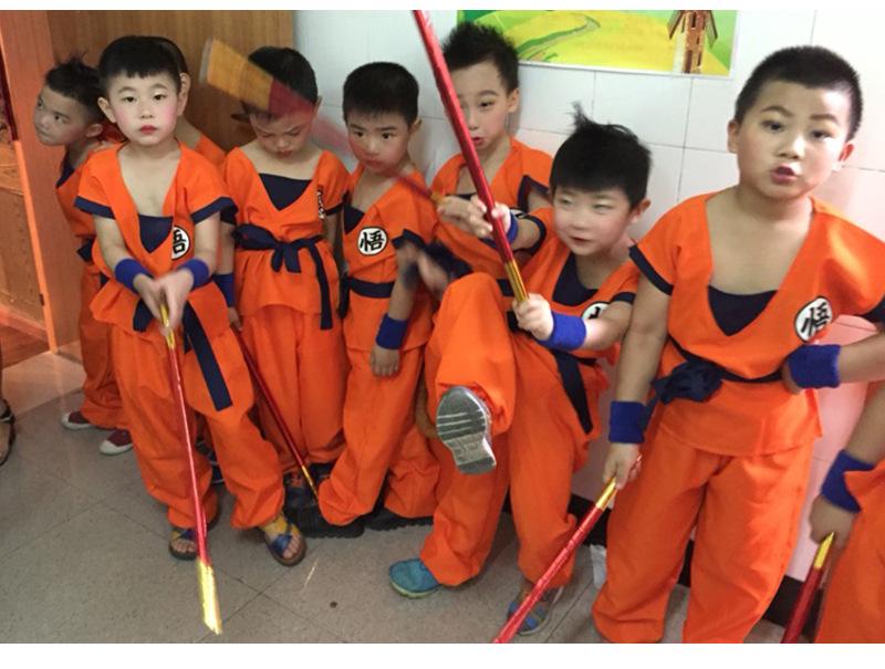 Halloween Dragon Ball Master Roshi & Goku Parent-Child Costume Set