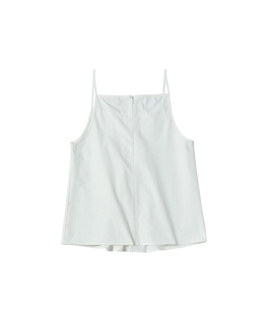 COMONINOZ W Pintuck Sleeveless [Ivory]