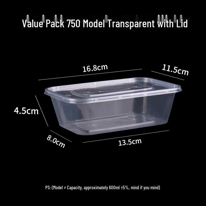 

Disposable Rectangular Food Containers