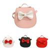Candy Color Mini Girl Shoulder Bag With Butterfly Bow For Daily Use
