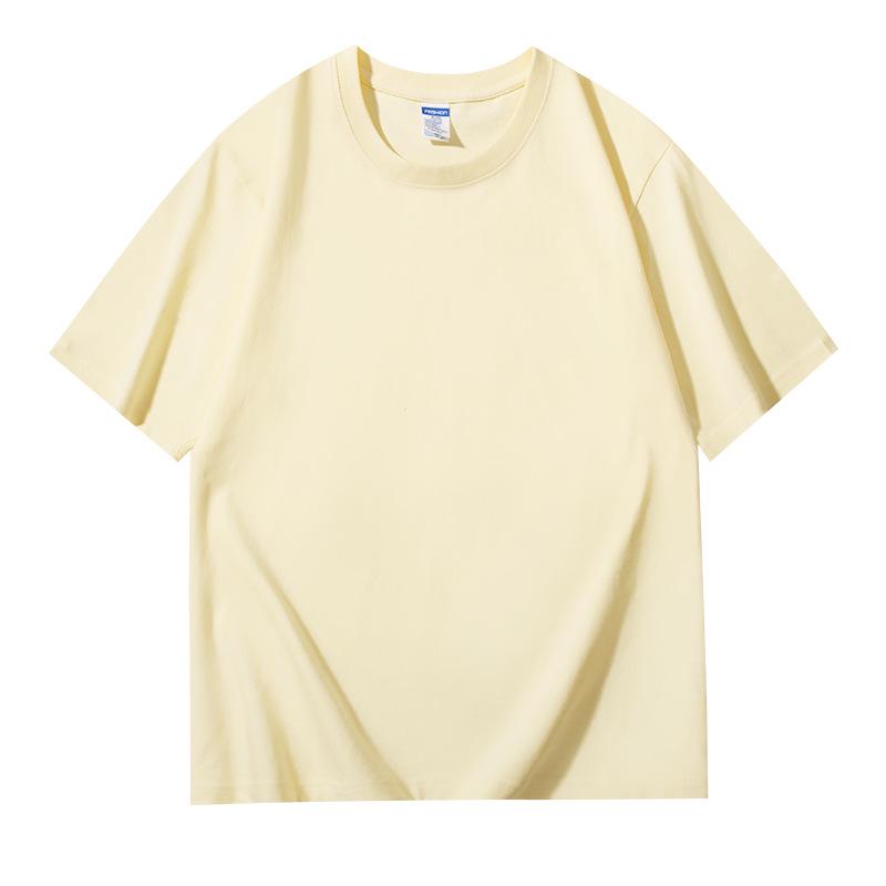 Summer Youthful Oversized Morandi T-Shirt - Cotton, Short Sleeve, Black/White/Dark Gray