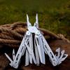 Duurzame Metalen Multitool Tang met Scherp Mes Draadsnijder Schroevendraaiers Schaar Multifunctioneel Gereedschap voor Outdoor Kamperen Wandelen