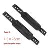 Bike Pedal Replacement Accessories 1 Pair Adjustable Rubber Strap Wear-Resistant Cycling Parts for Cruiser Bikes Beach Riding
