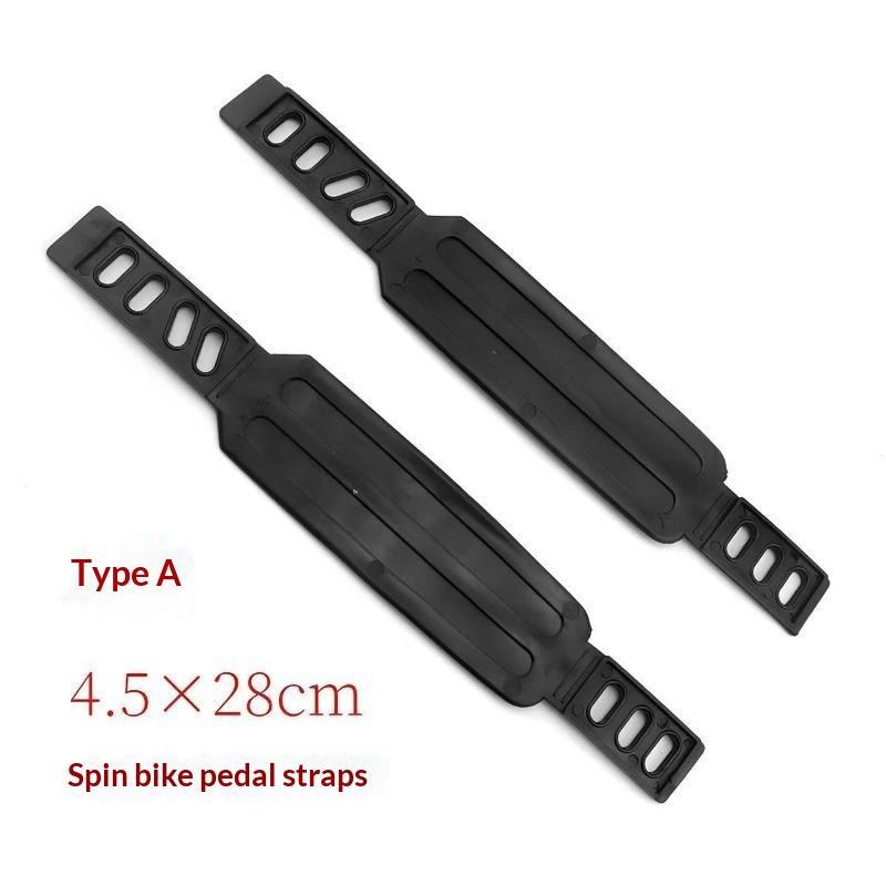 Bike Pedal Replacement Accessories 1 Pair Adjustable Rubber Strap Wear-Resistant Cycling Parts for Cruiser Bikes Beach Riding