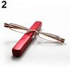 Fashion Portable Reading Glasses Pen Tube Case 1.00 - 4.00 Diopter