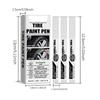 15Pcs White Tire Paint Pen Water Resistant Tire Marker Pen White Paint Pen Quick Drying For Car Tires Scratch Repair