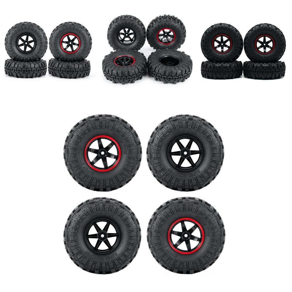 4 Stück 110mm Super Swamper Reifen RC Crawler Reifen Mit Schaumstoffeinsatz Für Ultimativen Grip