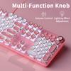104-Key Full-Size Mechanical Keyboard with Blue Switches Ergonomic Design, Anti-Ghosting for PC Esports & Office Use