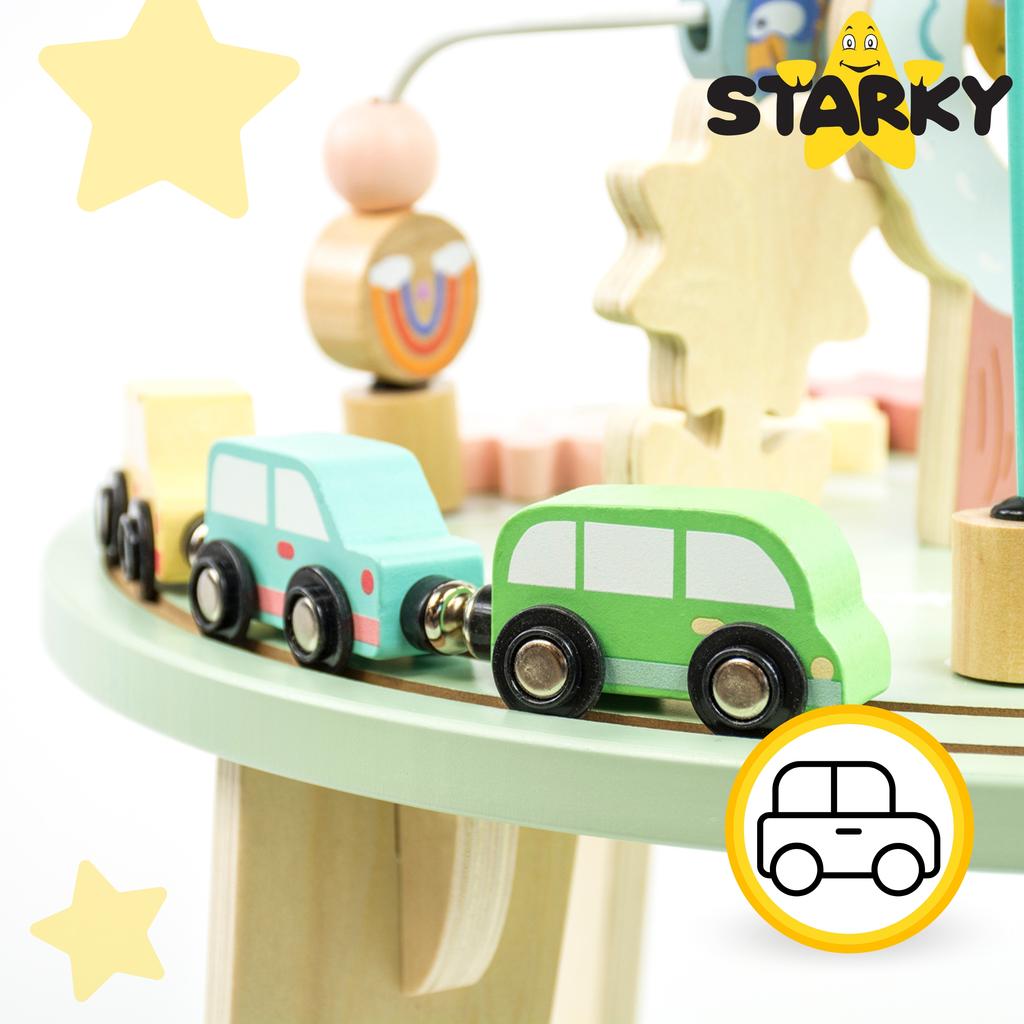 Wooden Educational Table for Children, Table, Train, Activity, Fun