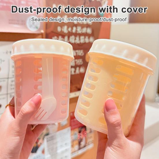 Salátová miska 501-600 ml Potravinářský PP Nepropustná Přenosná salátová krabička s víkem Vylepšená