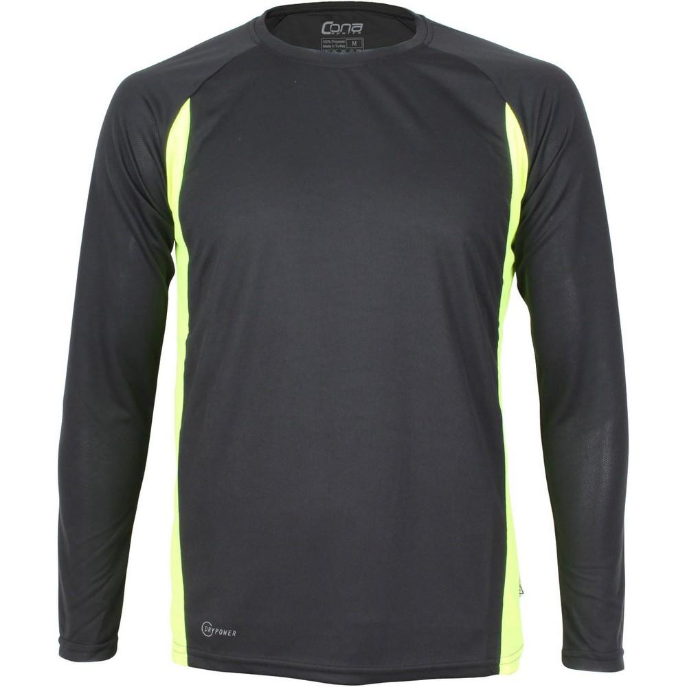 Cona Sports Mens Technical Racer Long-Sleeved T-Shirt