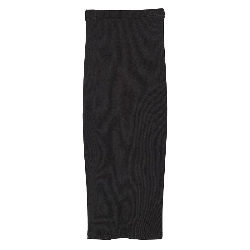 Elegant Korean High-Waisted Slimming Slit Bodycon Skirt