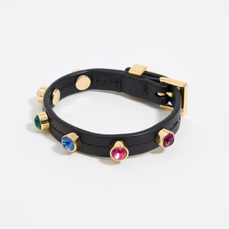 

BIMBA Y LOLA [24FW] BIMBA Y LOLA Black Leather Cubic Bracelet B246AIX012BKF Black_FREE