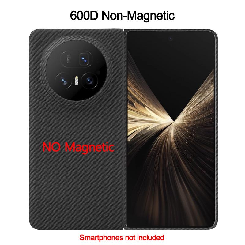 For Honor Magic V5 Aramid Carbon Fiber Case Kevlar Cover Ultra Thin Lightweight Armor Protective Cover Slim Durable Sturdy