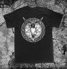 Occult Shirt  Cat Star Pentagram Symbol Memento Mori Skull Occult Gothic Skeleton Medieval Grunge Plus  Tops#Color(1)