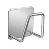 Stainless Steel Sponge Drainer No Drill Wall Mount Rack Sink Organizer for Steel Wool Pot Lid Practical Storage Holder Kitchen
