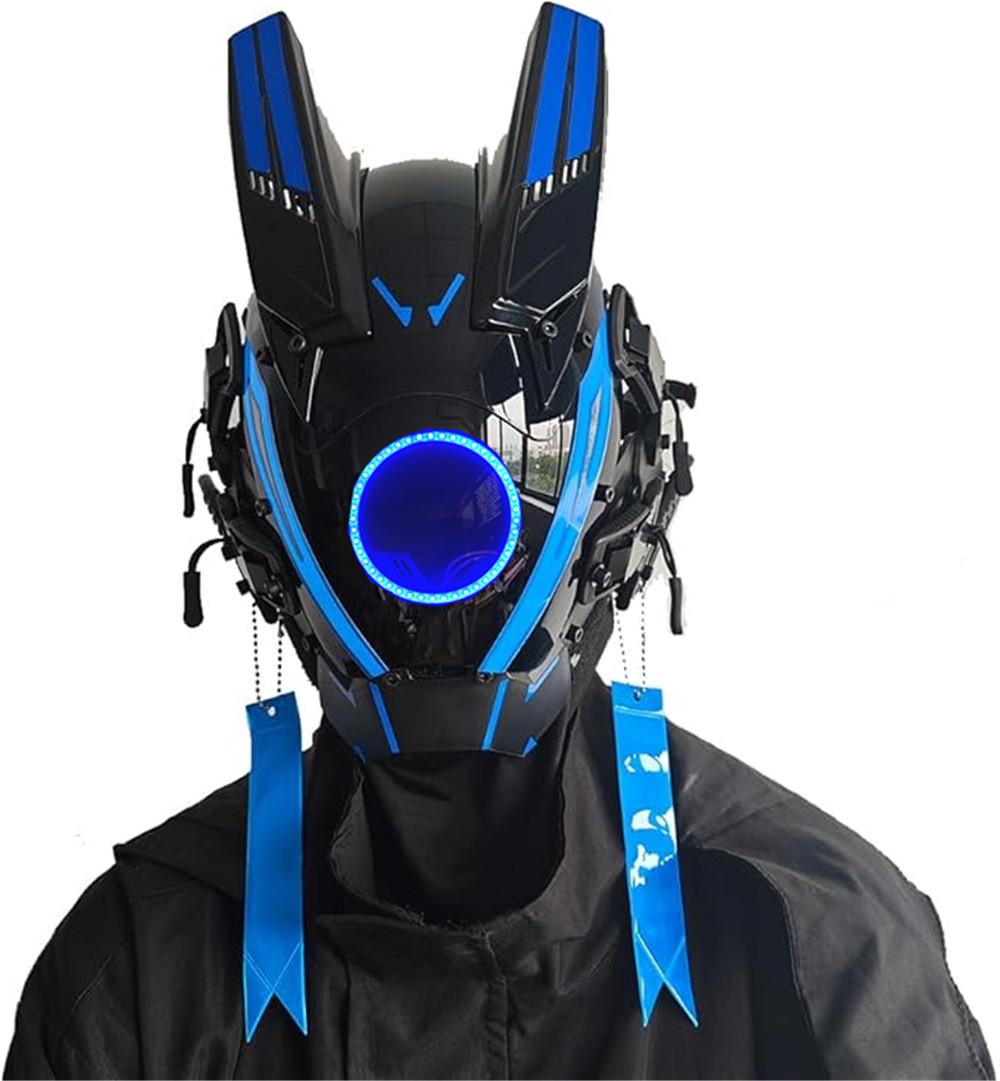 Men`s punk mask, children`s LED mask