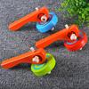 EDC Classic Wooden Peg Top Spinning Gyro with Launcher Rope Children Play Toy Gift