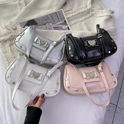 Borsa a tracolla elegante da donna impermeabile con tracolla regolabile, grande capacità, in pelle PU, elegante borsa a tracolla
