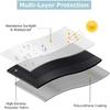 Folding Wagon Cover for Garden Wagon, D22 x W38 x H20, High Density Waterproof,Utility Wagon Cart Cover only Black
