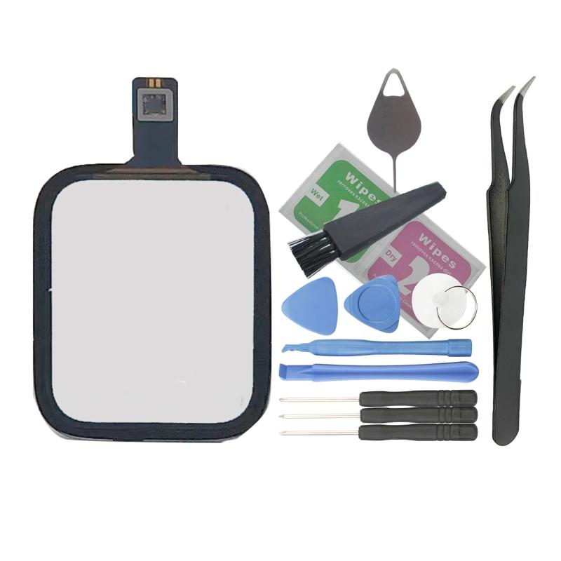 Universal Watch Touchscreen Repair Kit for iWatchS4 40/44mm Durable Watch Front Glass Replace Kit with Tools