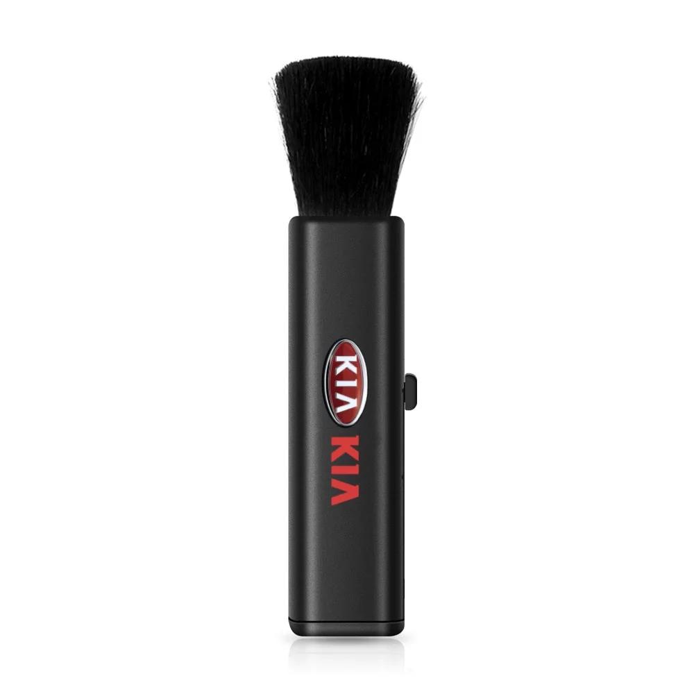 BBEE3 Car Air Vent Cleaning Brush Retractable Dust Cleaner for KIA Cerato Rio Ceed Sportage Soul Picanto Car Accessories