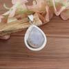 Solid 925 Sterling Silver Moonstone Gemstone Pendant Handmade Jewelry Healing Pendant Unisex Gift