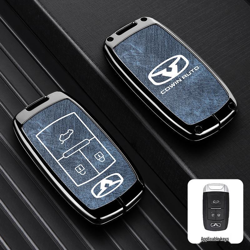 Zinc Alloy Key Shell Covers for Chery, Tiggo 8, 7 Plus - Full Coverage, 5x Anti-Drop Protection