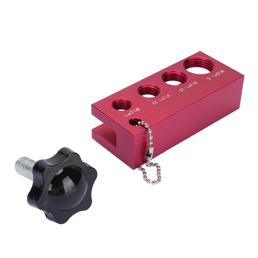 Spark Plug Gap Tool Aluminum Easy To Use Accurate for Most 10mm 12mm 14mm 16mm Spark Plugs Red