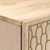 Highboard 40 X 33 X 110 Cm Solid Mango Wood