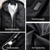 Herren Winter Baumwolljacke mit Kapuze - Warm, verdickt, lässiger Mantel für Herbst & Winter 2025