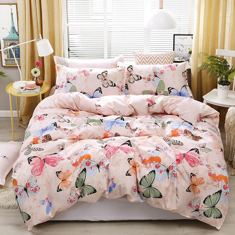 Black White Deer Animals Bedding Set Queen Double Single Size Duvet Cover Bed Sheet Pillow Case Bed Linen Set