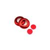 For Benz C-Class Seat Headrest Switch Button Cover Trim 2015- Aluminum Red