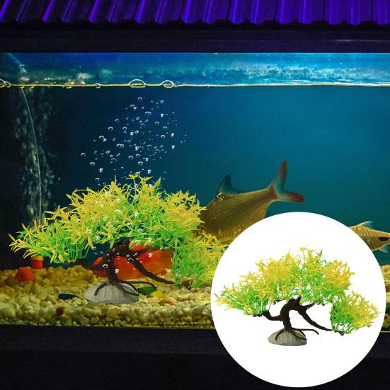 Künstliche Wasserpflanze Realistisch Nicht verblassend Aquarium Landschaftsgestaltung Simulationspflanze Aquariumzubehör
