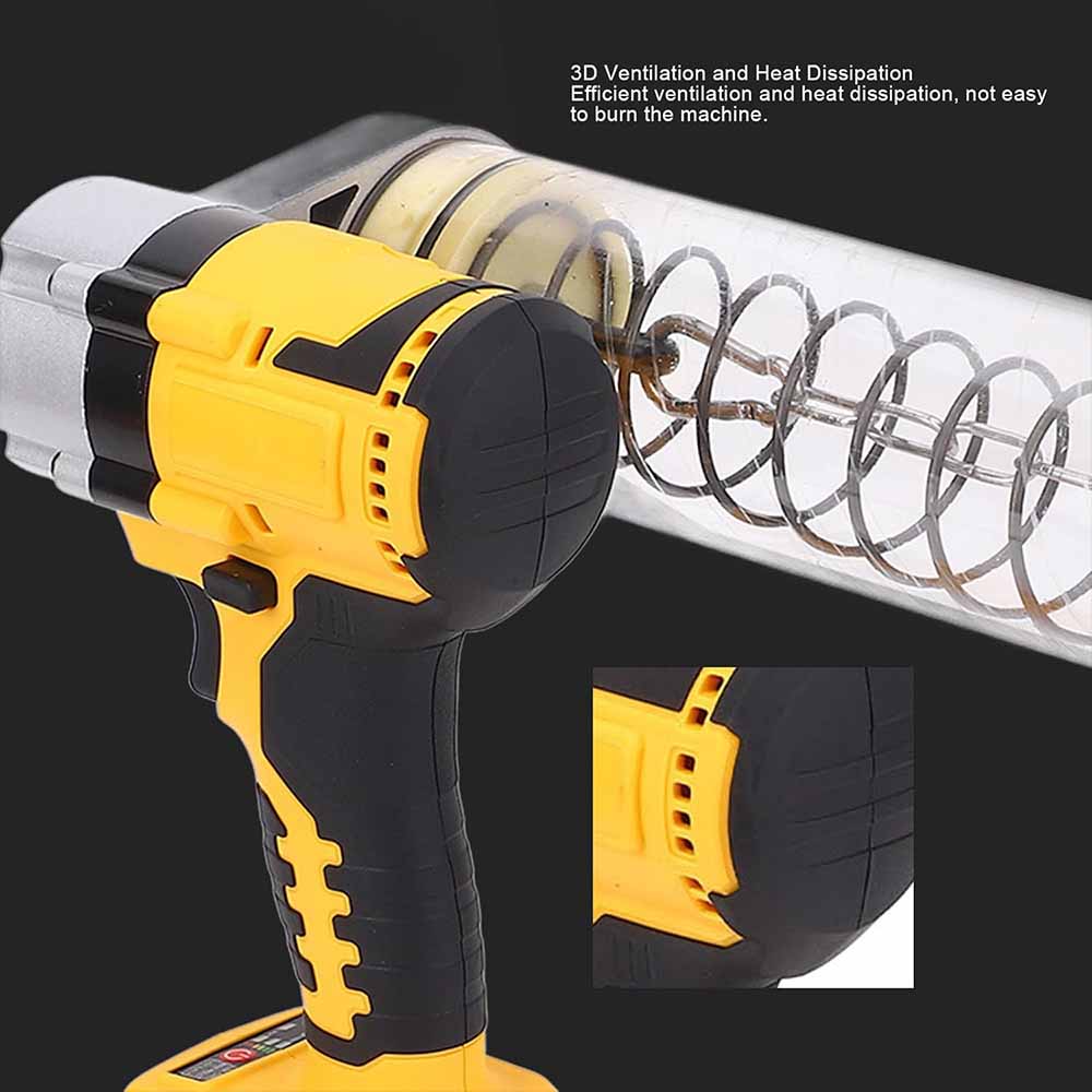 Brushless Electric Grease Gun Wireless Fully Automatic High-Pressure Excavator Specific Grease Gun Fit Makita/Dewalt 18V Battery