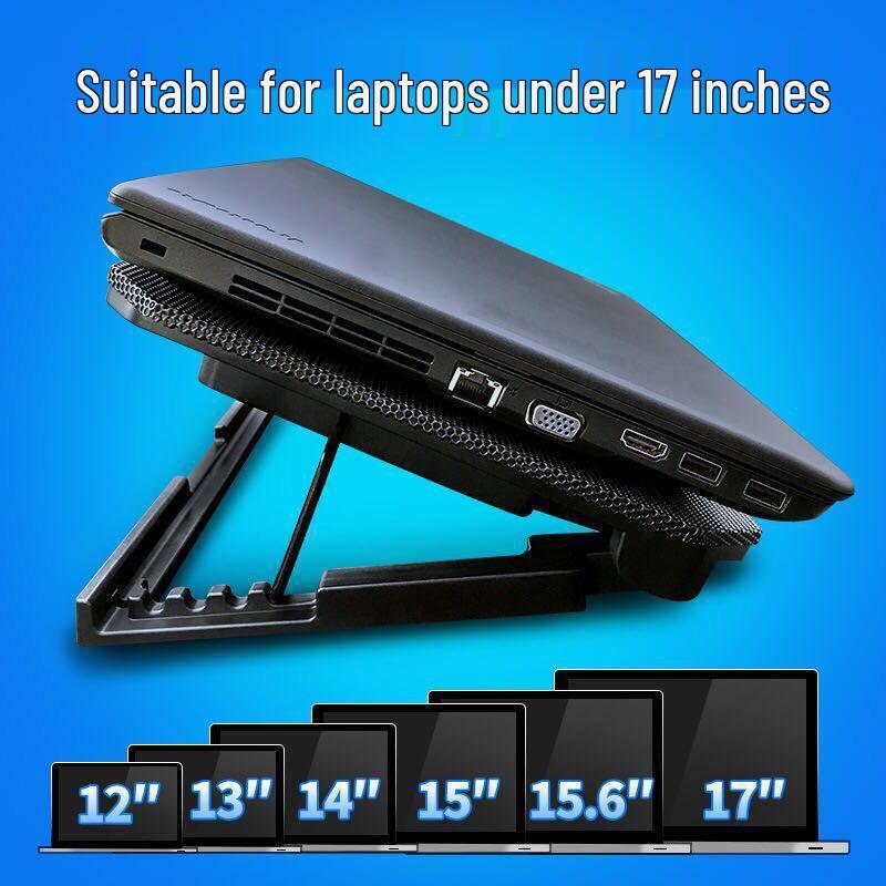 N99 Laptop Cooler 14"-15.6" Stand with Dual Fans