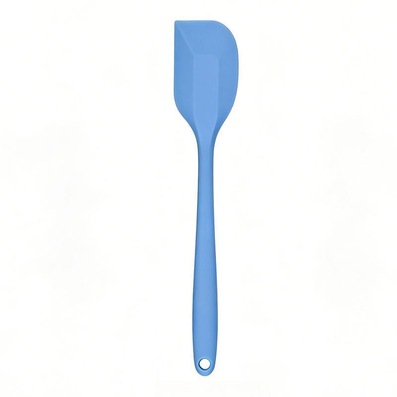 1pc Baking Spatula All-in-one Silicone Scraper Heat Resistant Non-stick Cream Smoothing Knife Baking Tool