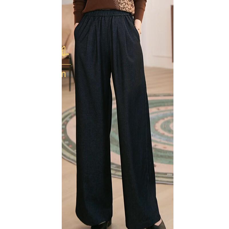 JIANHU Women s High-Waist Straight-Leg Pants XL