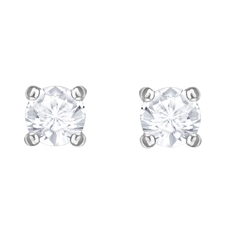 Swarovski Attract Round Pierced Earrings Women earrings White 5408436 Box (Random Color)