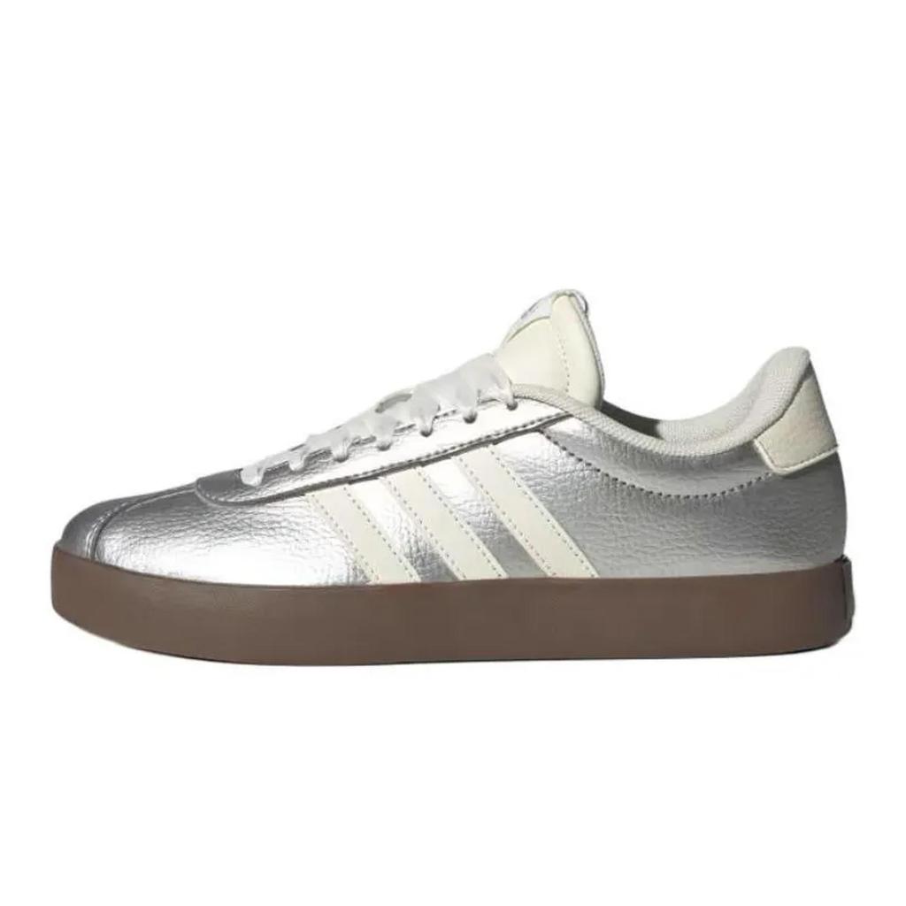 Adidas VL COURT 3.0 German Army Trainers Unisex Low Top Beige/Silver JQ7315(Team80-S-BOX)