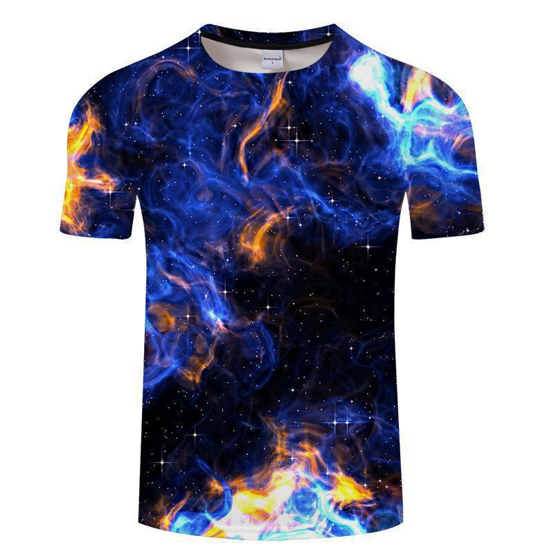 Tričko s 3D digitálním potiskem s kulatým výstřihem, krátkým rukávem, vzorem draka Muži Ženy Neformální Páry Punková trička